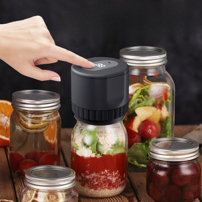 Zapit mason jar vaccum sealer front angle