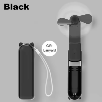 zapit pocket USB fan black